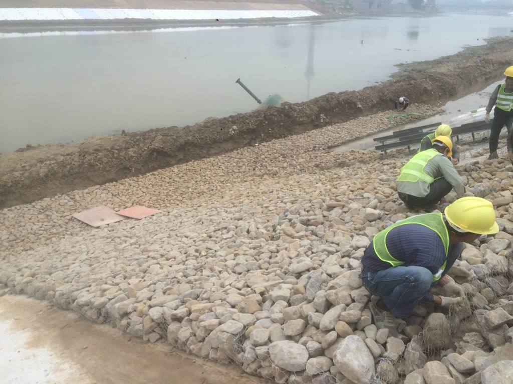 石籠網穩定性和整理功能的體現